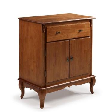 Imagem de Buffet Balcão de Cozinha de Madeira Antique 90 cm com 2 Portas e 1 Gav