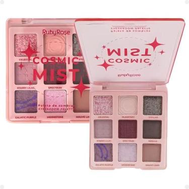 Imagem de Paleta de Sombras Ruby Rose Cosmic Mist 9 Cores HB-E2204