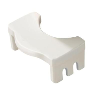 Imagem de DimyFew As bancas agachadas e pés de banheira suportam sob as etapas de assistência de descanso para o banheiro sob a mesa adultos e crianças, Branco