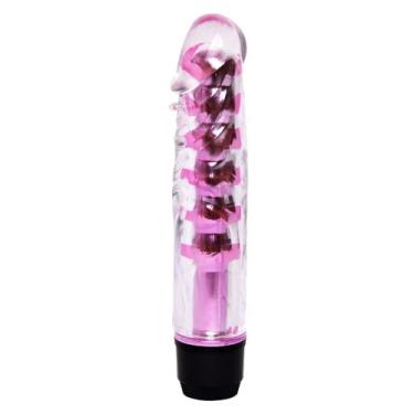 Imagem de Vibrador Translúcido Glande Texturizado para melhor estimulação - Multivelocidade - YOUVIBE (Rosa)