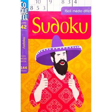 Imagem de Sudoku 42 - Fácil - Médio - Difícil - Folha Branca Coquetel