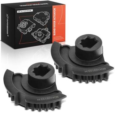 Imagem de A-Premium Conjunto de 2 atuadores de porta de mistura de aquecedor HVAC, compatível com Jeep Commander 2007-2010, Grand Cherokee 2005-2010, atuador de temperatura, número de substituição 68072190AA