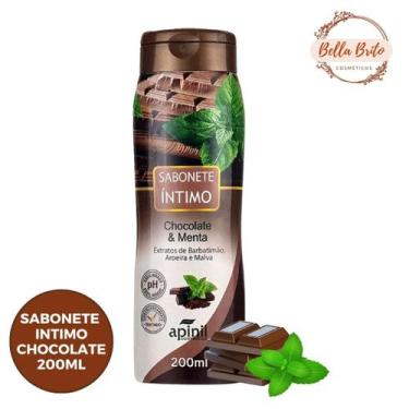 Imagem de Sabonete corporal 200ml hora do banho chocolate com menta - APINIL