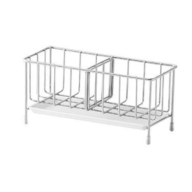 Imagem de Cesta de secagem de pia 304 Aço inoxidável pia de aço de arame de bola de bola de bola de armazenamento de armazenamento de cozinha crander Durável Provo de ferrugem Fácil Design