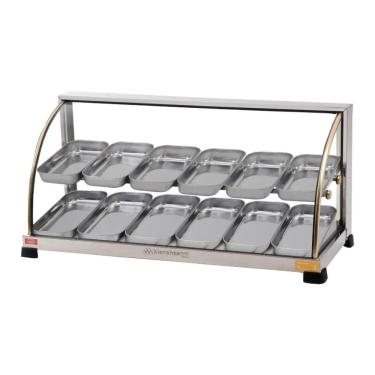 Imagem de Estufa para Salgados 12 Bandejas Dupla Marchesoni Linha Ouro Inox 127V - EF.2.221