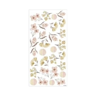 Imagem de Adesivos De Parede De Vinil Autoadesivos Com Borboletas Florais Para Q