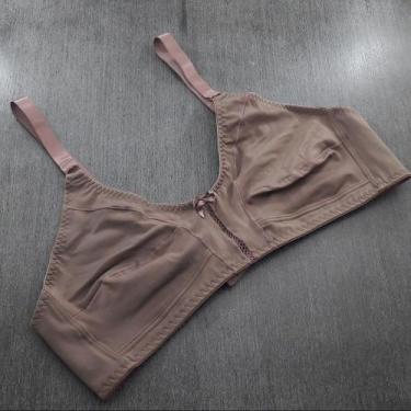 Imagem de Sutiã reforçado plus size sem bojo conforto - SollBella Store, Castanh