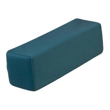 Imagem de Ｂｅｓｇａ Almofada para apoio de braço lateral de sofá, suporte de cotovelo, espuma de alta densidade, almofada lombar decorativa para escritório, quarto, casa, Azul