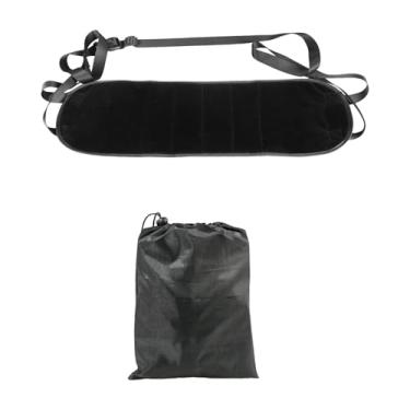 Imagem de Bothyi Suporte para pés de avião, acessórios premium, rede para pernas, descanso confortável para pés de viagem, apoio para de avião para carro, escritório e