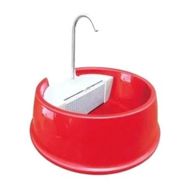 Imagem de Fonte Bebedouro Vermelha Gatos E Cães Automático Bivolt - Furacao Pet