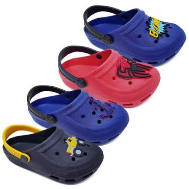 Imagem de 4 Pares Sandália Babuche Infantil Estampas Menina Menino K10 - FABRICA