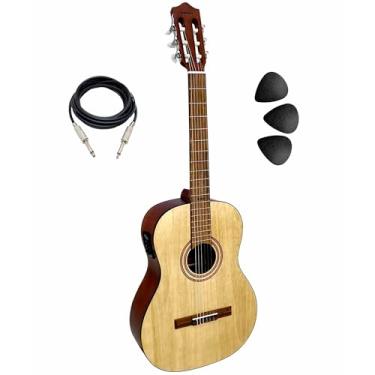 Imagem de Violão Giannini Trovador Ntr1 C/Tampo Maciço E Afinador