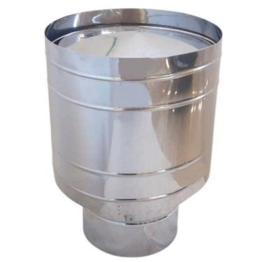 Imagem de Chapéu Canhão De Aço Inox 430 Brilhante 9 Polegadas Sputn - INOX LAURI