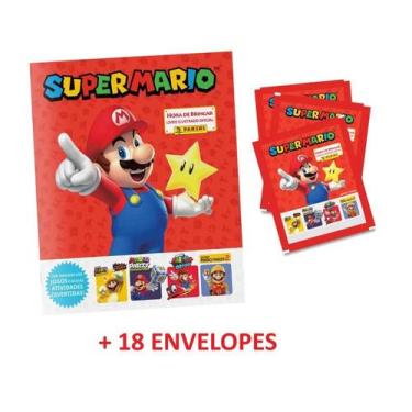 Imagem de SUPER MARIO - Álbum Capa Cartão + 18 Envelopes - Panini