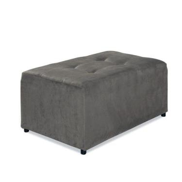 Imagem de Puff Dijon Suede Bege - Mobly