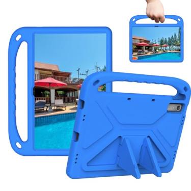 Imagem de Sfulatdc Capa para tablet infantil compatível com Lenovo Tab P11 Pro 29.2 cm (TB-J706F), capa à prova de choque com alça e suporte para P11 Gen 2 11.5(TB-350FU/ TB-350XU) azul