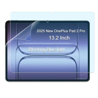 Imagem de KEANBOLL Pacote com 2 protetores de tela fosco anti-luz azul para OnePlus Pad 2 Pro 33.5 cm modelo 2025 - redução de brilho e proteção para alívio da tensão ocular