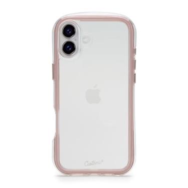Imagem de Customic Capinha Case Capa para Celular iPhone 16 Plus (6.7"), Impactor Air Anti Impacto Proteção Militar 4 metros contra quedas, Transparente com Bordas Rosas