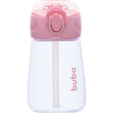 Imagem de Garrafinha Tritan Infantil 300ml Buba Com Canudo de Silicone e Tampa C