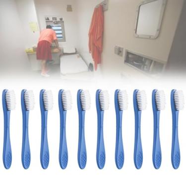 Imagem de MUROCEA Escova de dentes de prisão para prisão, casa de repouso, suprimentos de segurança para centro de detenção e reabilitação de drogas, 10 peças
