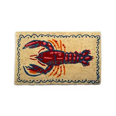 Imagem de AHXYEVS Capacho lagosta, capacho de boas-vindas, capachos internos e capachos engraçados, presentes de inauguração de casa, tapete de boas-vindas 40,6 x 61 cm
