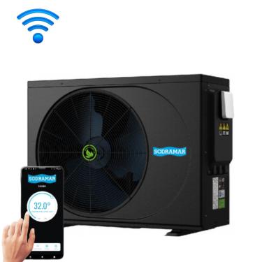 Imagem de Trocador de Calor TIV-65 Sodramar Full Inverter Aquecimento para Piscina Inteligente com comando por app alexa