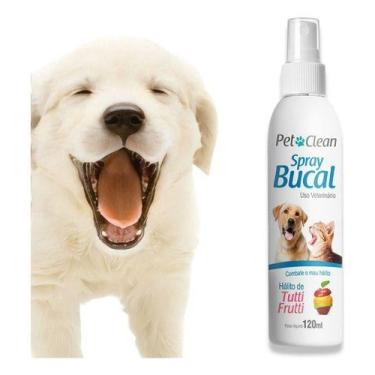 Imagem de Spray Bucal Mau Hálito Para Cachorro Gato Pet Clean 120 Ml, Tutti frut