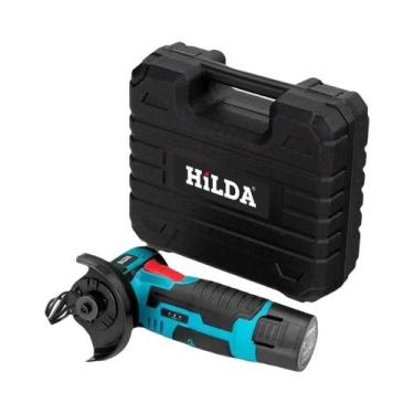 Imagem de Esmerilhadeira Angular Micro Recarregável HILDA 12V Sem Fio Para Corte