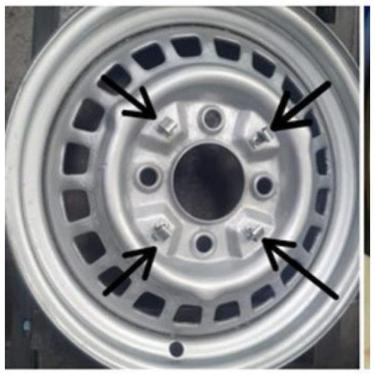 Imagem de Jg 4 Calotas Fusca 4 Furos Kombi Roda Abaulada Ferro