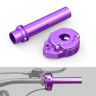 Imagem de NICECNC Caixa de aceleração roxa e tubo compatível com Surron Light bee X/Light bee S/Light bee L1E 6061-T6 Alumínio compatível com Segway X160/260 See Fitment