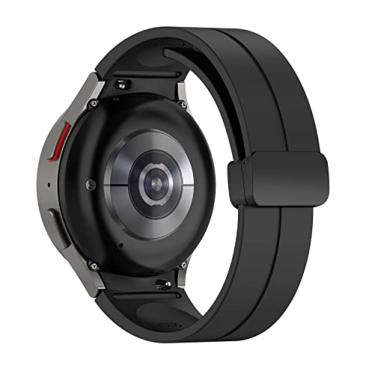 Imagem de Pulseira de Silicone Magnética 123Smart compatível com Galaxy Watch 4 Watch 5 Watch 6 Watch 7 40mm 42mm 43mm 44mm 45mm 46mm 47mm