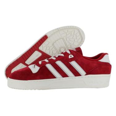 Imagem de adidas Tênis masculino Rivalry Low, Team Power Red/Cloud White/Core Black, 51