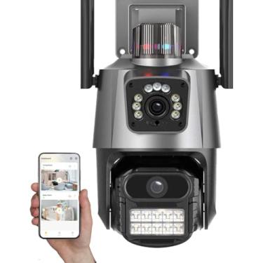 Imagem de Câmera De Segurança 360 Duas Lentes Wifi Acesso Remoto 24h 4K Visão Noturna
