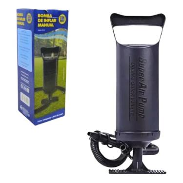 Imagem de Bomba De Ar Manual Colchão Piscina Bóia Inflável Viagem