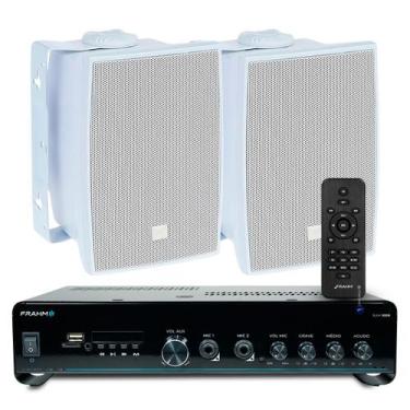 Imagem de Som Ambiente Bluetooth Tv Usb Chacara Rancho + 2 Caixas Jbl Potente To