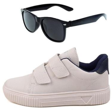 Imagem de Sapatenis Infantil Sapatilha Calce Facil Casual Social LIGHT + Oculos 