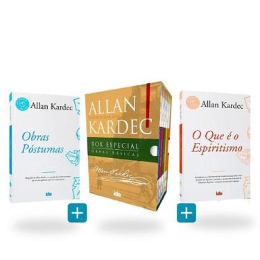 Imagem de Kit Allan Kardec Completo: Box Especial + Obras Póstumas + O que é o E