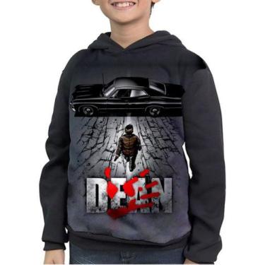 Imagem de Casaco Moletom Infantil Dean Winchester Série Supernatural - smoke, Pr