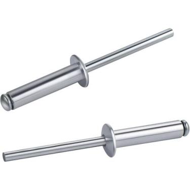 Imagem de Blind Rivets YaayII Mandril de aço com alça de alumínio de 4,8 mm x 10