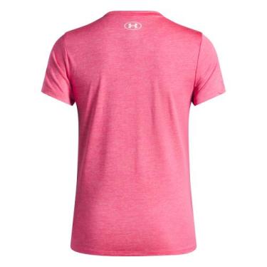 Imagem de Camiseta de Treino Under Armour Tech Twist Feminina, Rosa, GG