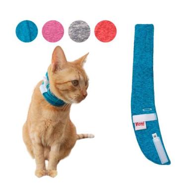 Imagem de Colar Suporte de Sonda Esofágica Para Cachorros e Gatos - Ajustável, C