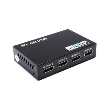 Imagem de Splitter Distribuidor Hdmi 1x4 3d Divisor Full Hd 1.4 1080p