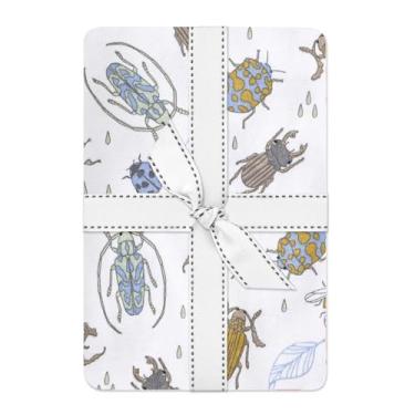 Imagem de Frankie Lençol de berço 100% algodão orgânico para bebês e crianças pequenas, macio e respirável para meninas, meninos, pequeno bugger, tamanho único