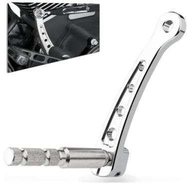 Imagem de HAZAWA Kit de eixo de alavanca de câmbio interno para 1984-2016 Touring Road King Electra Glide Street Glide Substituir para 33709-82A e 33718-82B (Kit cromado 2017-2021)