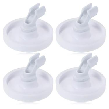 Imagem de 5300809640 154174501 Rodas para lava-louças (pacote com 4) da PartsBroz – Compatível com Kenmore, Westinghouse, Frigi-daire – Substitui AP2135554, AH452448, PS452448 - Rodas de rolo de lava-louças