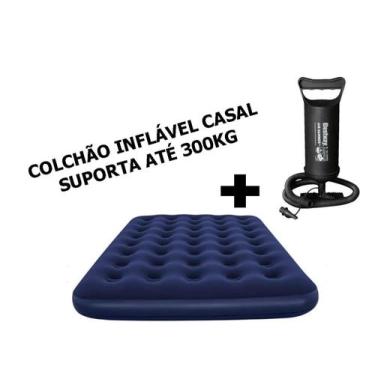 Imagem de Colchao Casal Inflavel com Bomba de Ar Bestway