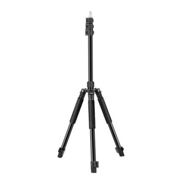 Imagem de Tripé De Iluminação Reversível De Alumínio 47–195 Cm, Suporte Para Estúdio Fotográfico, Pino 1/4''–3/8'', Dobrável E Portátil Para Softbox, Flash, Luz LED E Ring Light – ST195