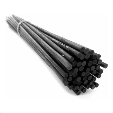 Imagem de Kit 150 Estacas Tutor De Plantas Haste Pintada Bambu 50cm