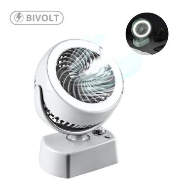 Imagem de Ventilador Portátil Umidificador E Luz Led Recarregável E
