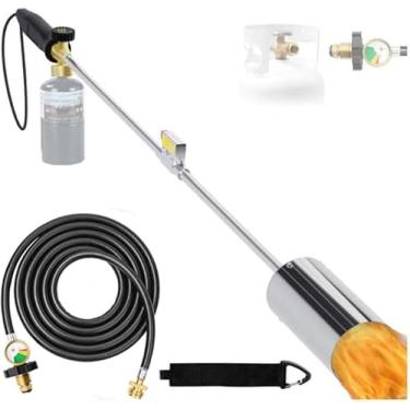 Imagem de Aismrii Maçarico Para Capina De Propano Com Alta Potência 1.200.000 Btu, Acendedor, Braço Longo Removível 36'', Ao Ar Livre